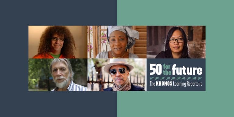 Composers Mark Applebaum, Hawa Kassé Mady Diabaté, Susie Ibarra, Vladimir Martynov and Henry Threadgill