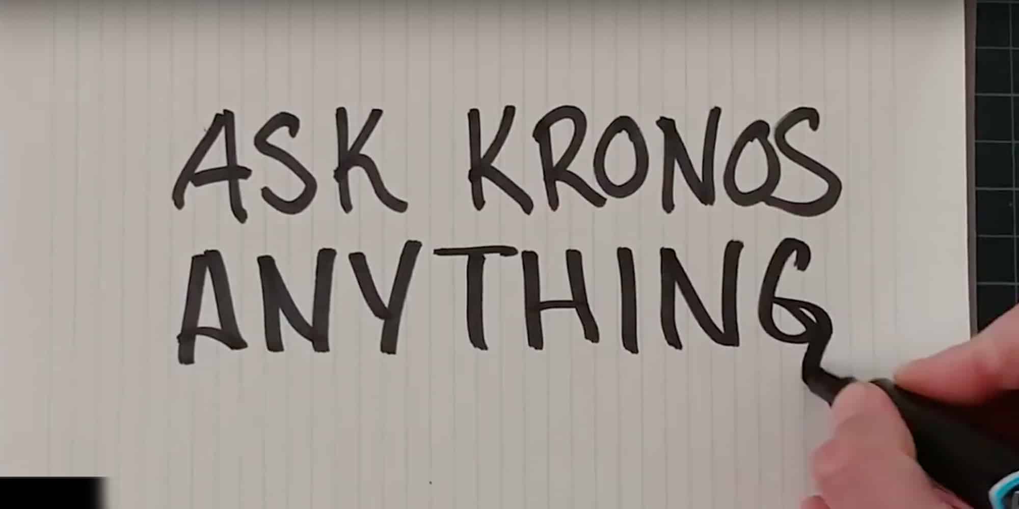 Ask Kronos Anything video title card